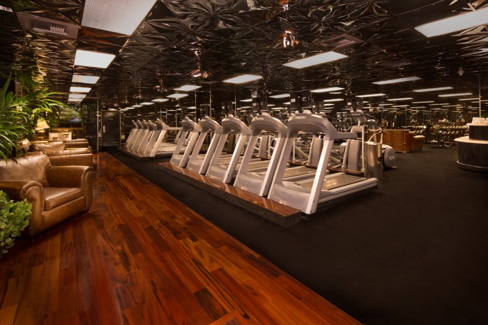 Gym fitness luxury center amenities club hotel residential peppermill casino